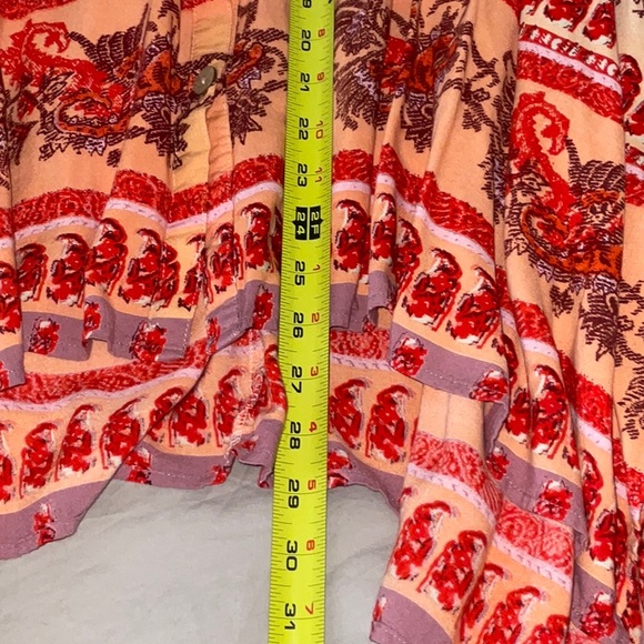 Angie, Long, Asymmetrical Hankercheif Skirt. Boho Chic! Small. Never been worn! - Picture 13 of 14